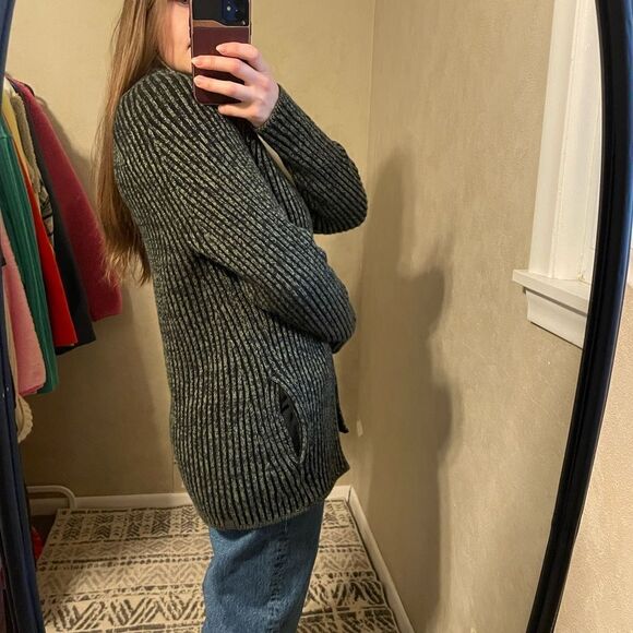 Lululemon Cotton Cashmere Sweater Wrap Cardigan 4 - Picture 3 of 8